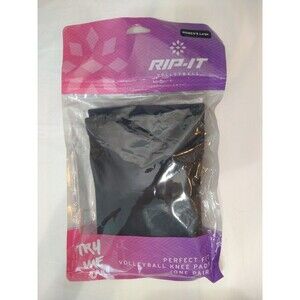 New RIP-IT Women's Large Perfect Fit Volleyball Knee Pads Black Sports Athletic